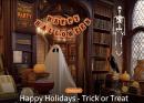 897883 Happy Holidays Trick or Trea